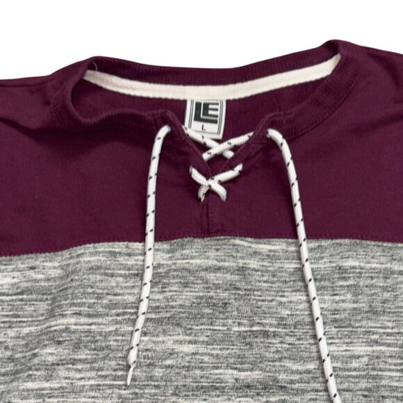 Liquid Energy Apparel Womens 'Las Vegas' Sweatshirt-Red/Gray-Size L-GUC - Picture 2 of 5